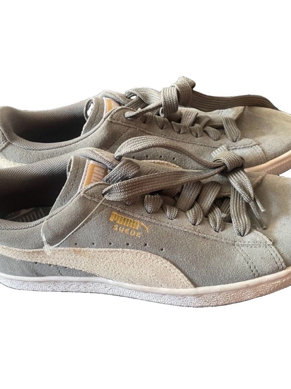 Puma Classic Suede Low-Top Sneakers Taupe